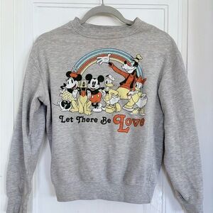 Vintage Disney 'Let There Be Love' Mickey & Friends Sweatshirt